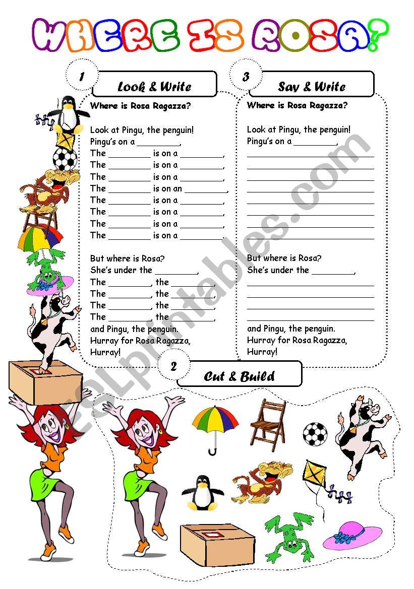 Where is Rosa? worksheet