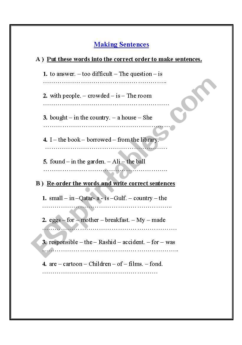 reordering-sentences-worksheets-worksheets-for-kindergarten
