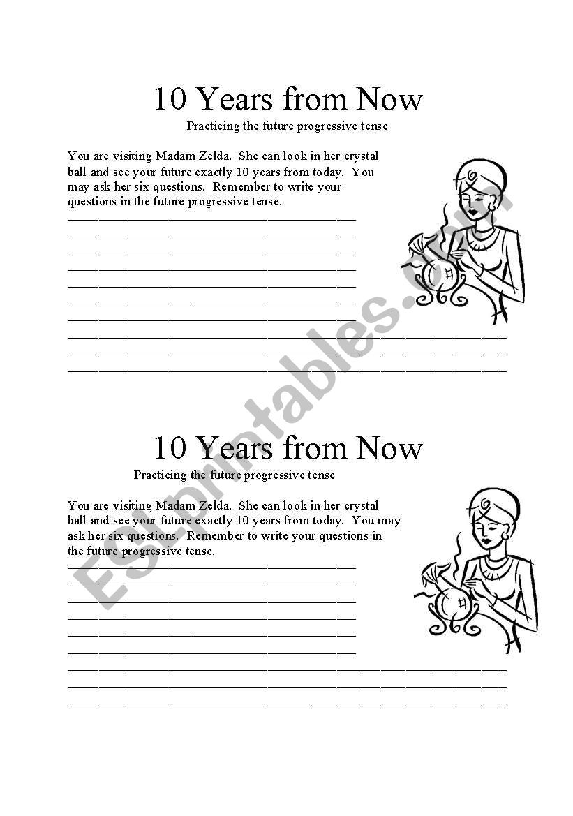 Fortune Telling with the Future Progressive/Continuous Fortune Telling with the Future Progressive/Continuous