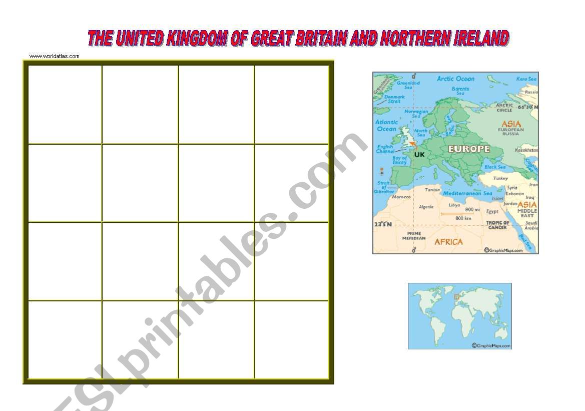 uk and usa ready worksheet