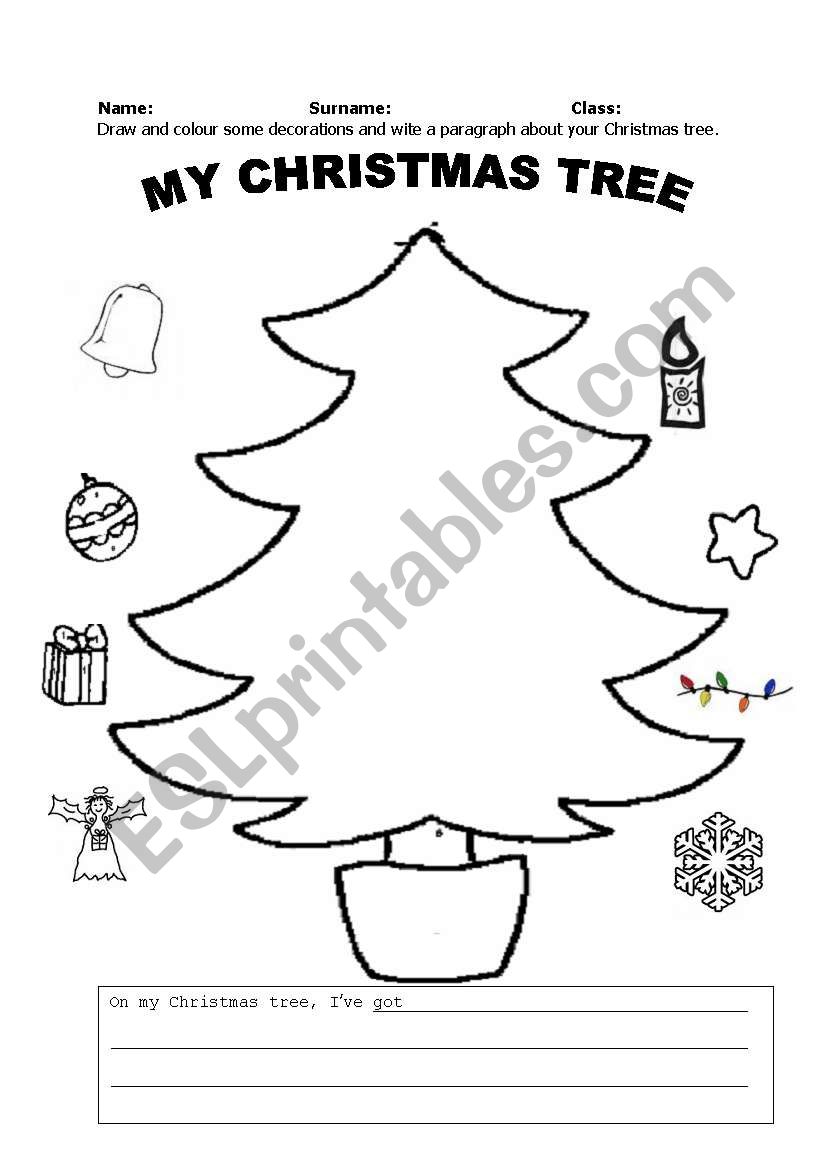 christmas worksheet