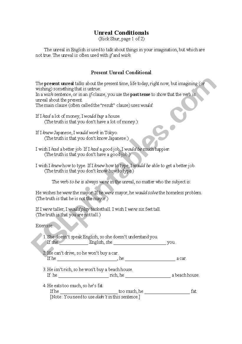 f clauses worksheet