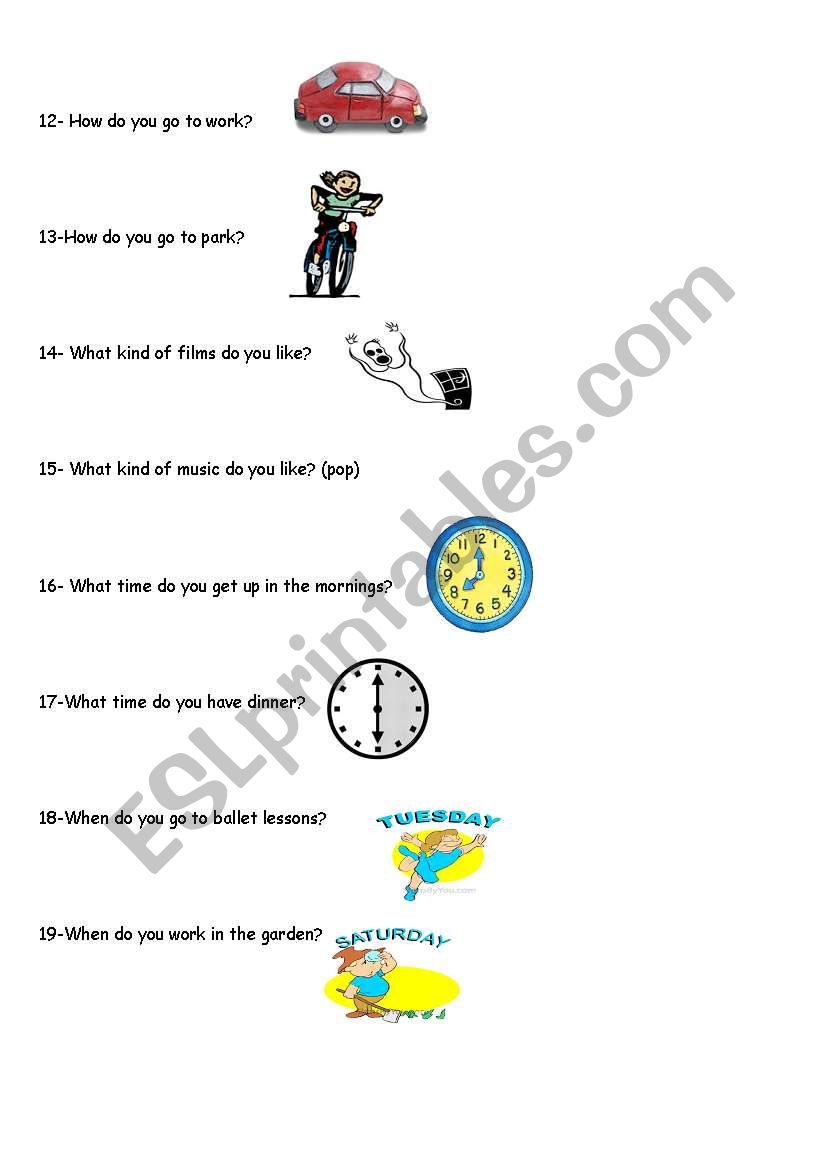 simple present tense 2 worksheet