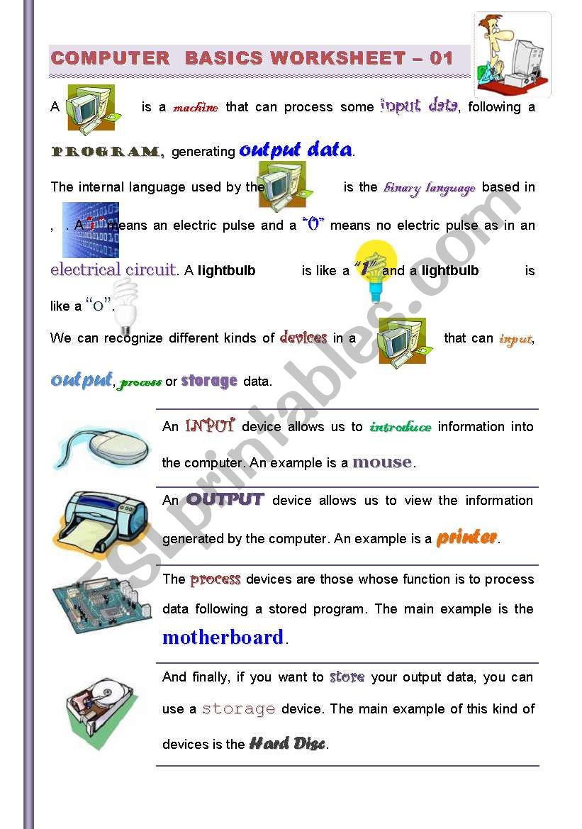 (PART I/2 )Computer Basics: Getting familiarized with Computers (For Children and adults) ICT