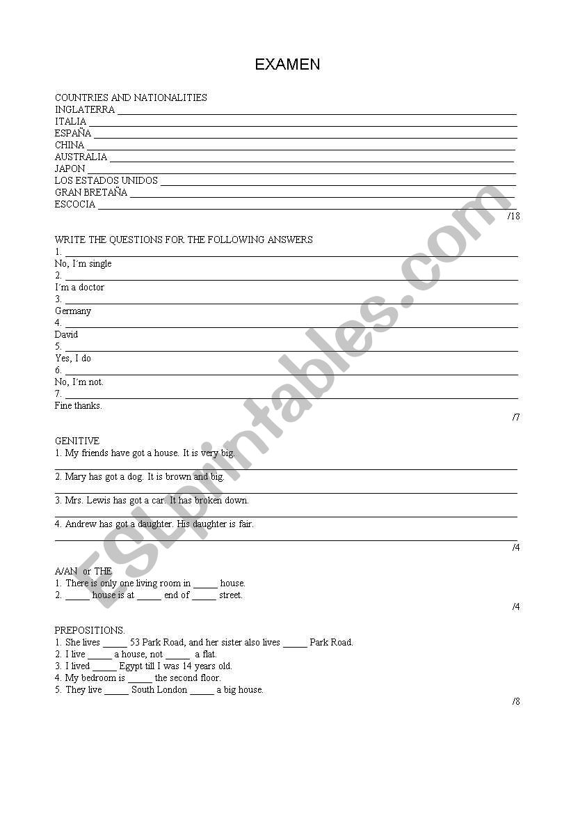 test basic worksheet