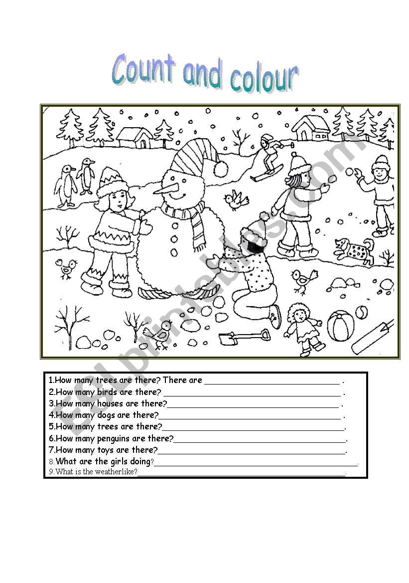 There is / are  worksheet
