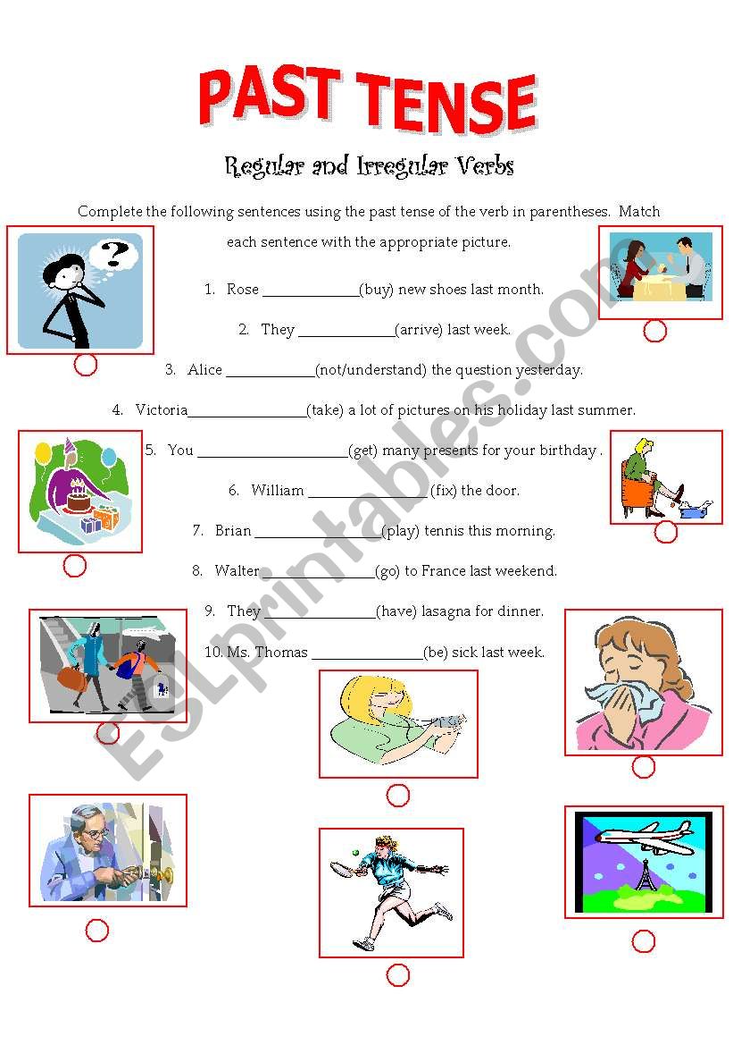 Past Tense worksheet