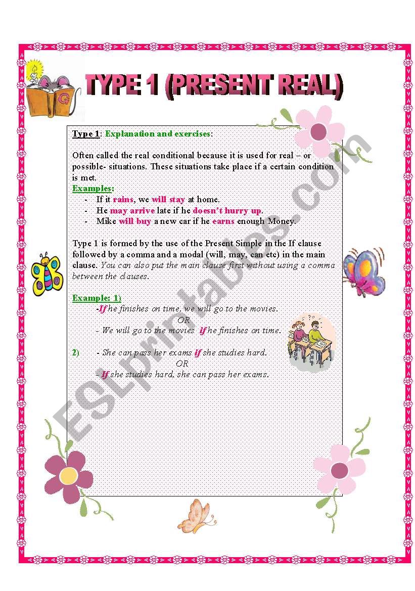 Type1 worksheet