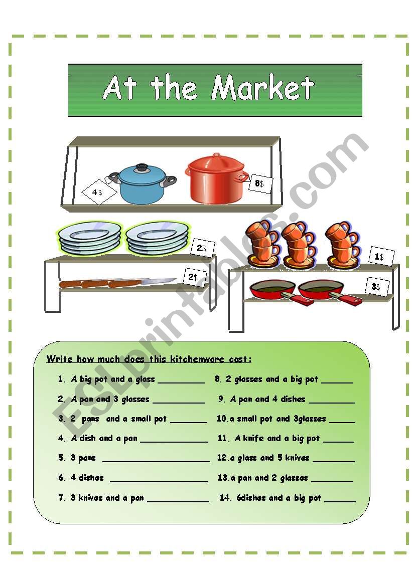 at the market-vocabulary revision 