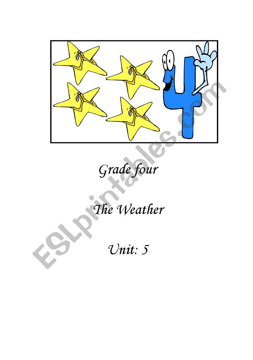 weather and season worksheet