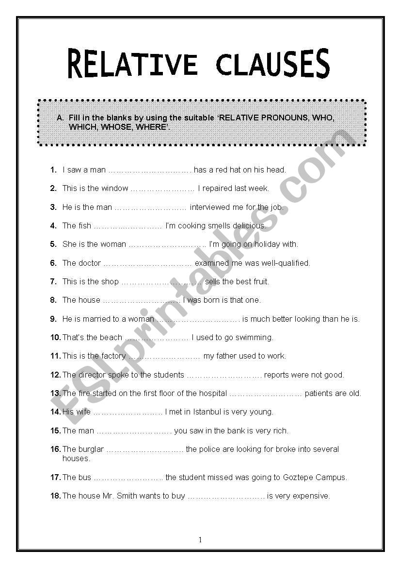 relative-clause-exercises-esl-worksheet-by-vlds26