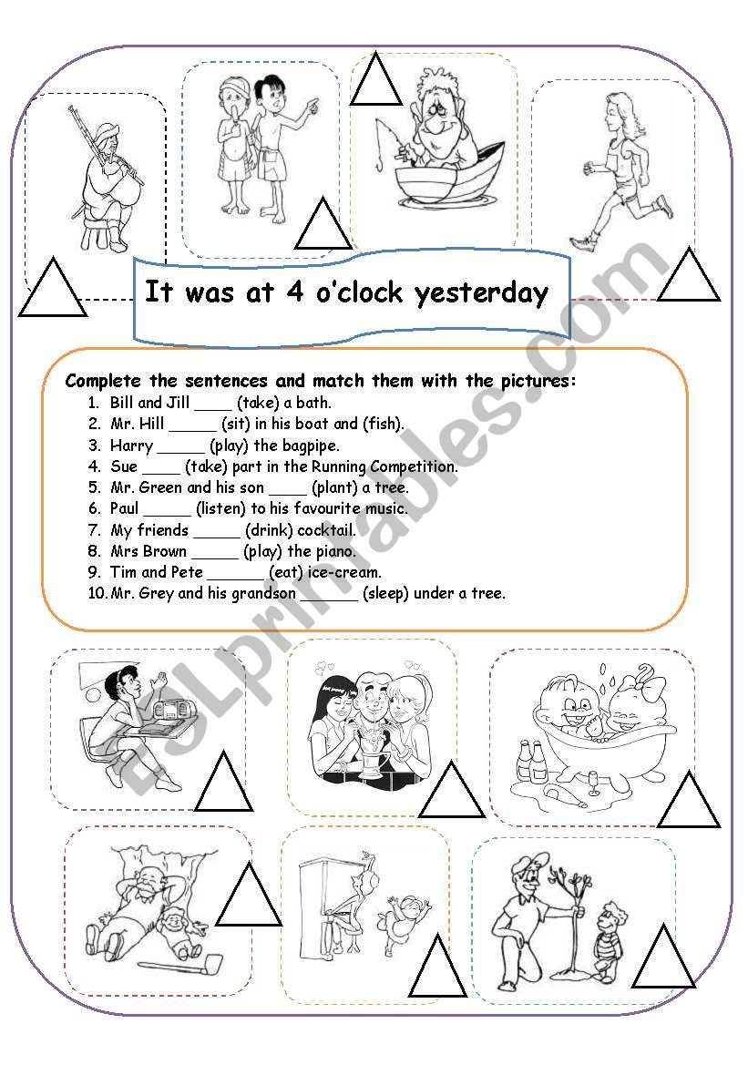 Past Continuous worksheet