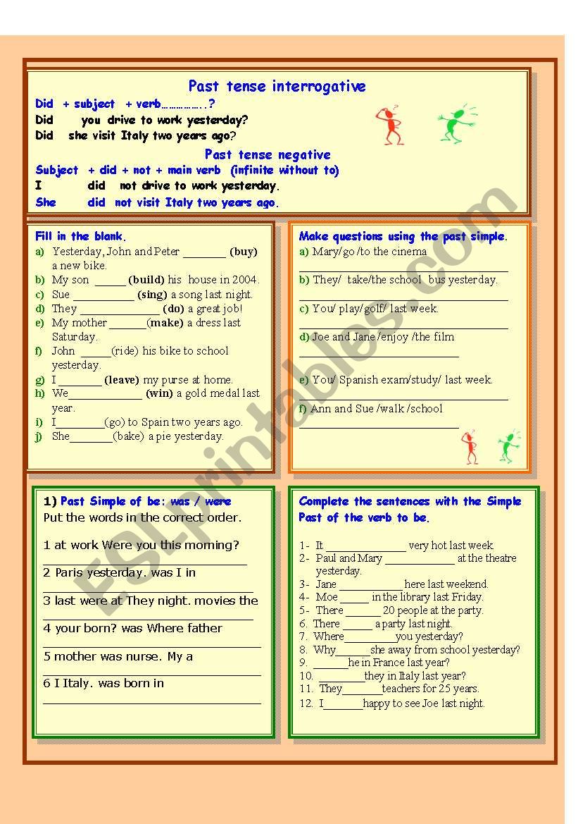 PAST TENSE worksheet