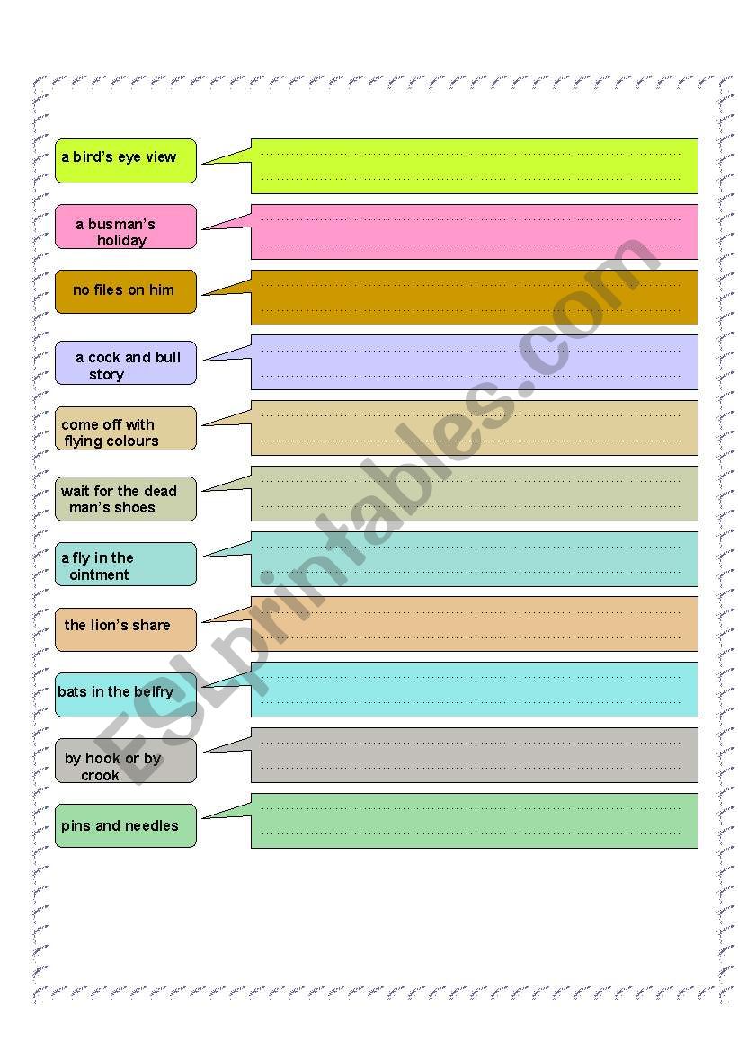 Popular phrases 2 worksheet