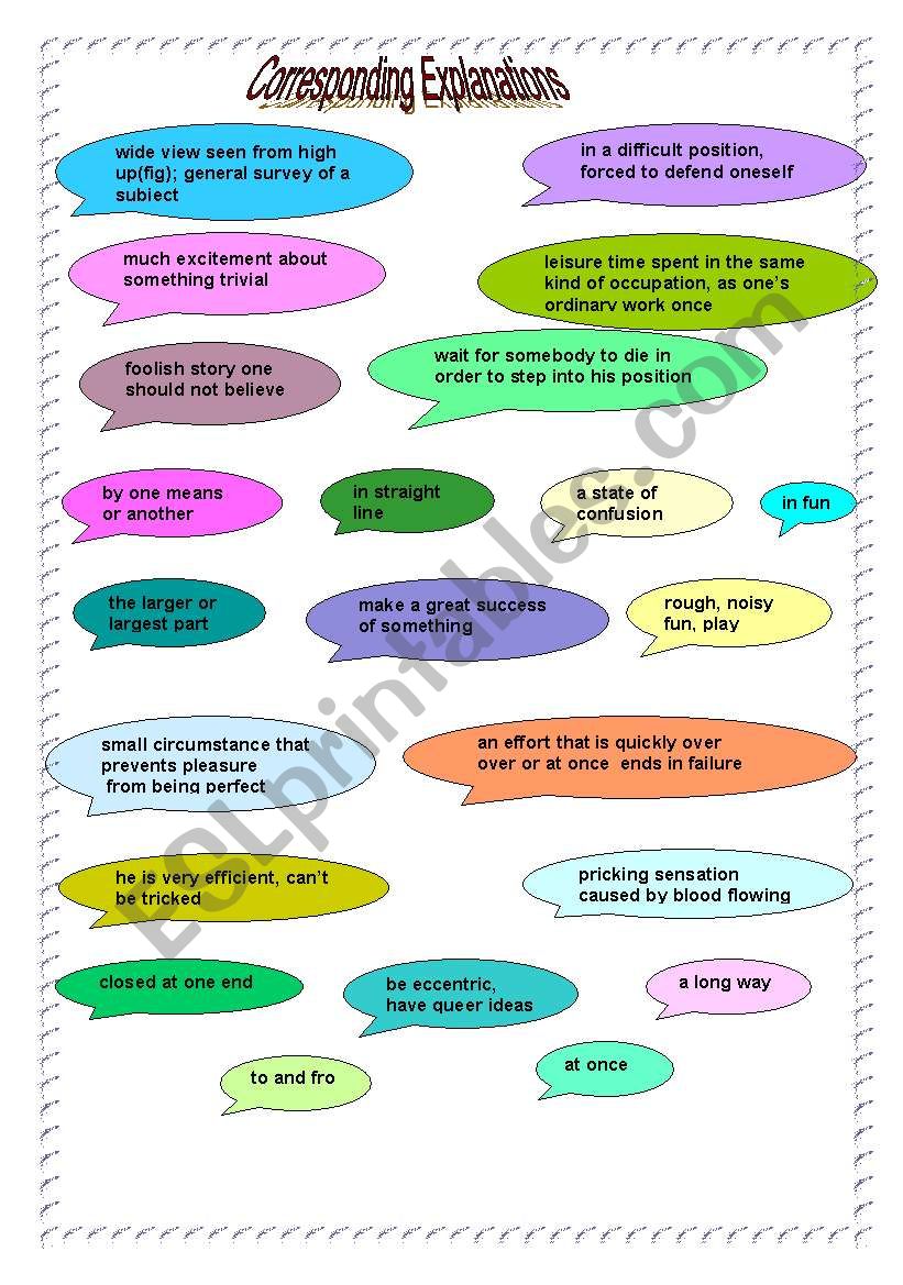 Popular phrases 3 worksheet