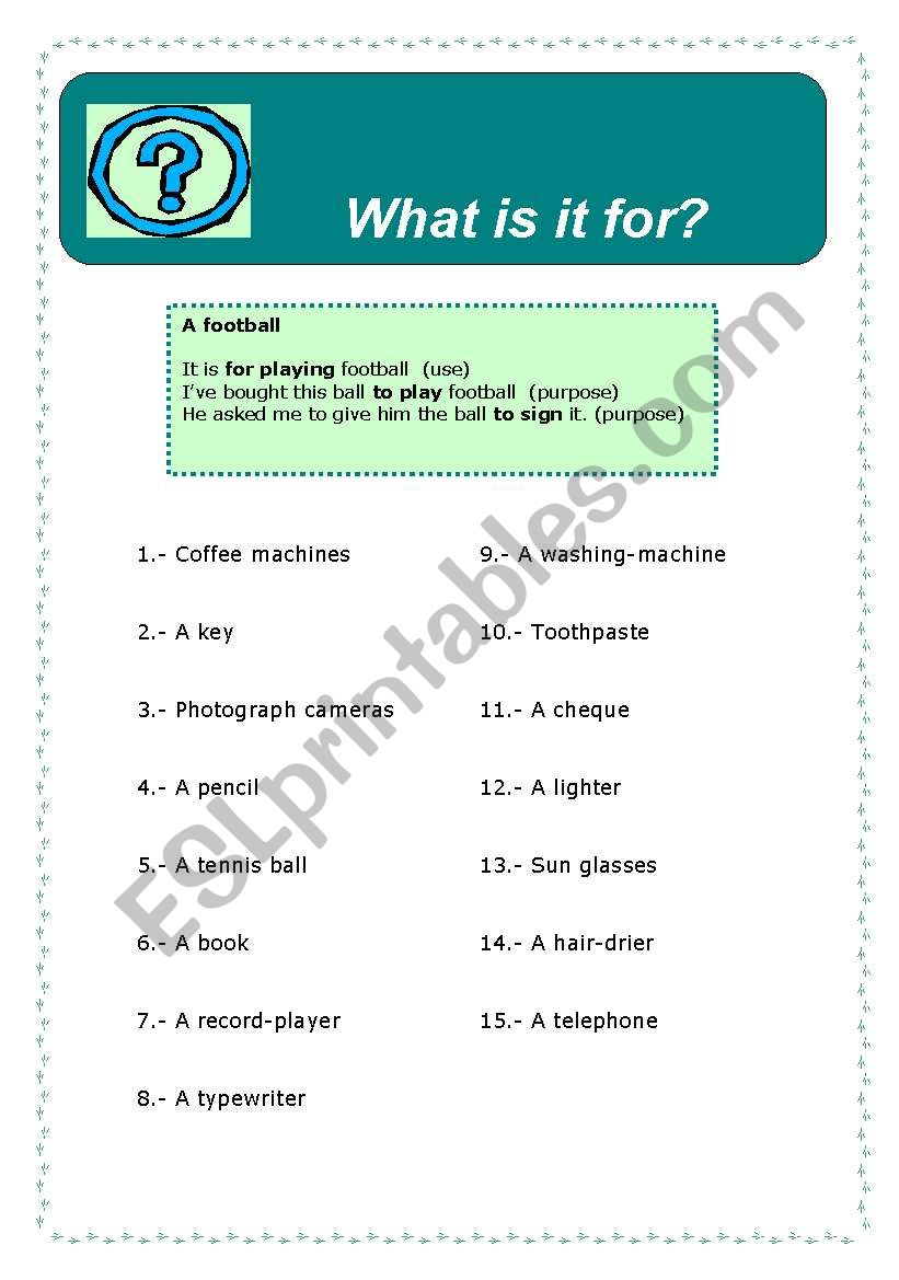 gerund and infinitive worksheet