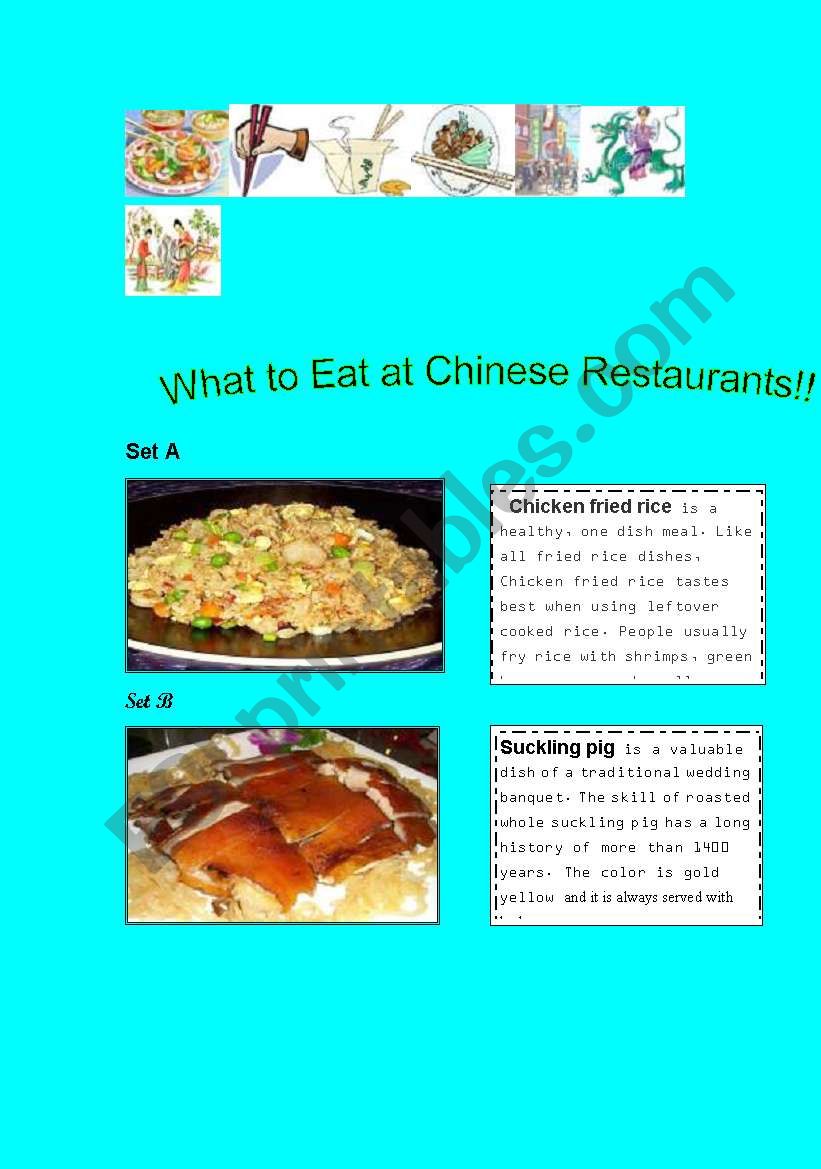 Food: What to order at Chinese restaurants