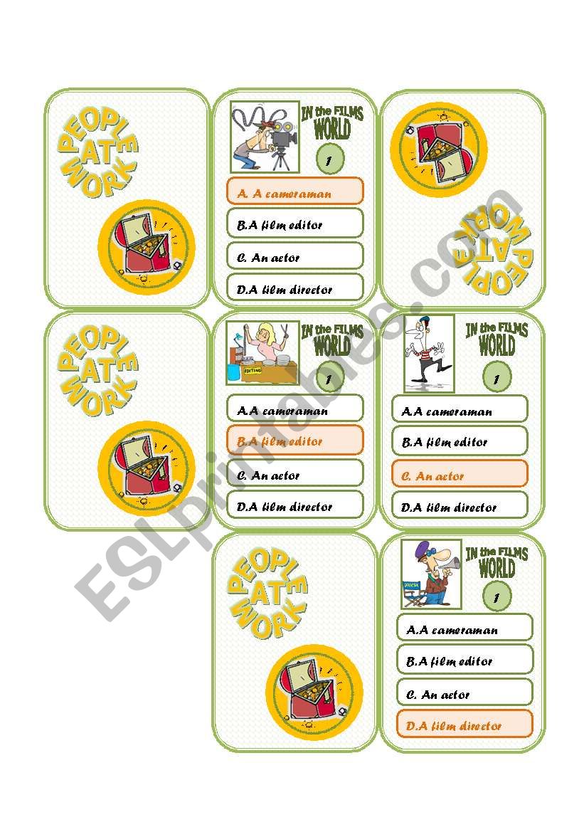 part 1 - card game - occupation