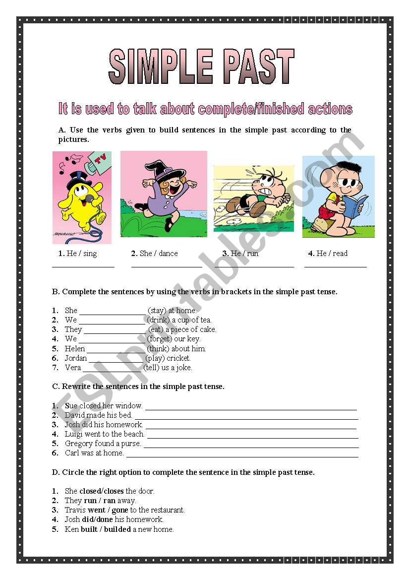 Simple Past_2 (30.12.08) worksheet