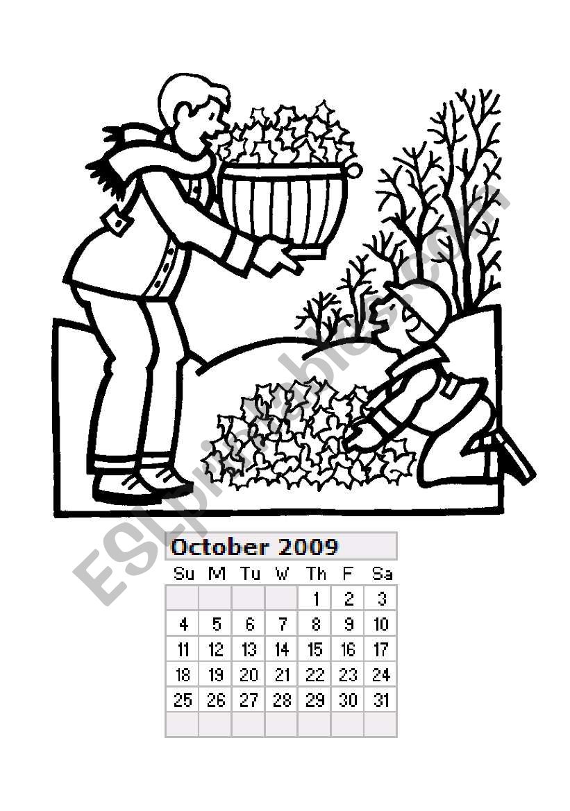 October 2009 worksheet