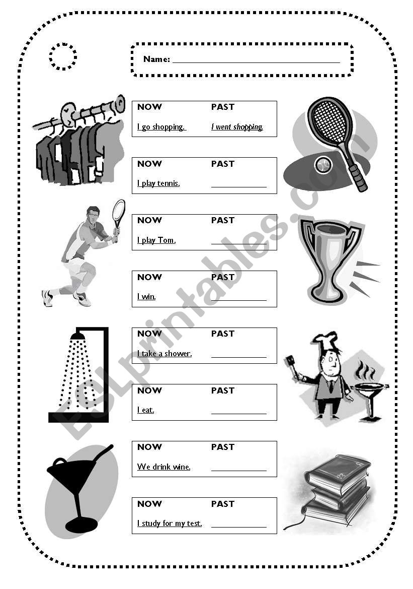 past simple, reading and exercise (part 2)