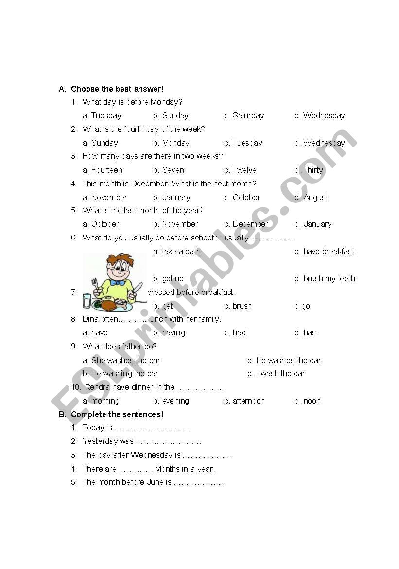 multiple-choice-test-for-elementary-esl-worksheet-by-husnul