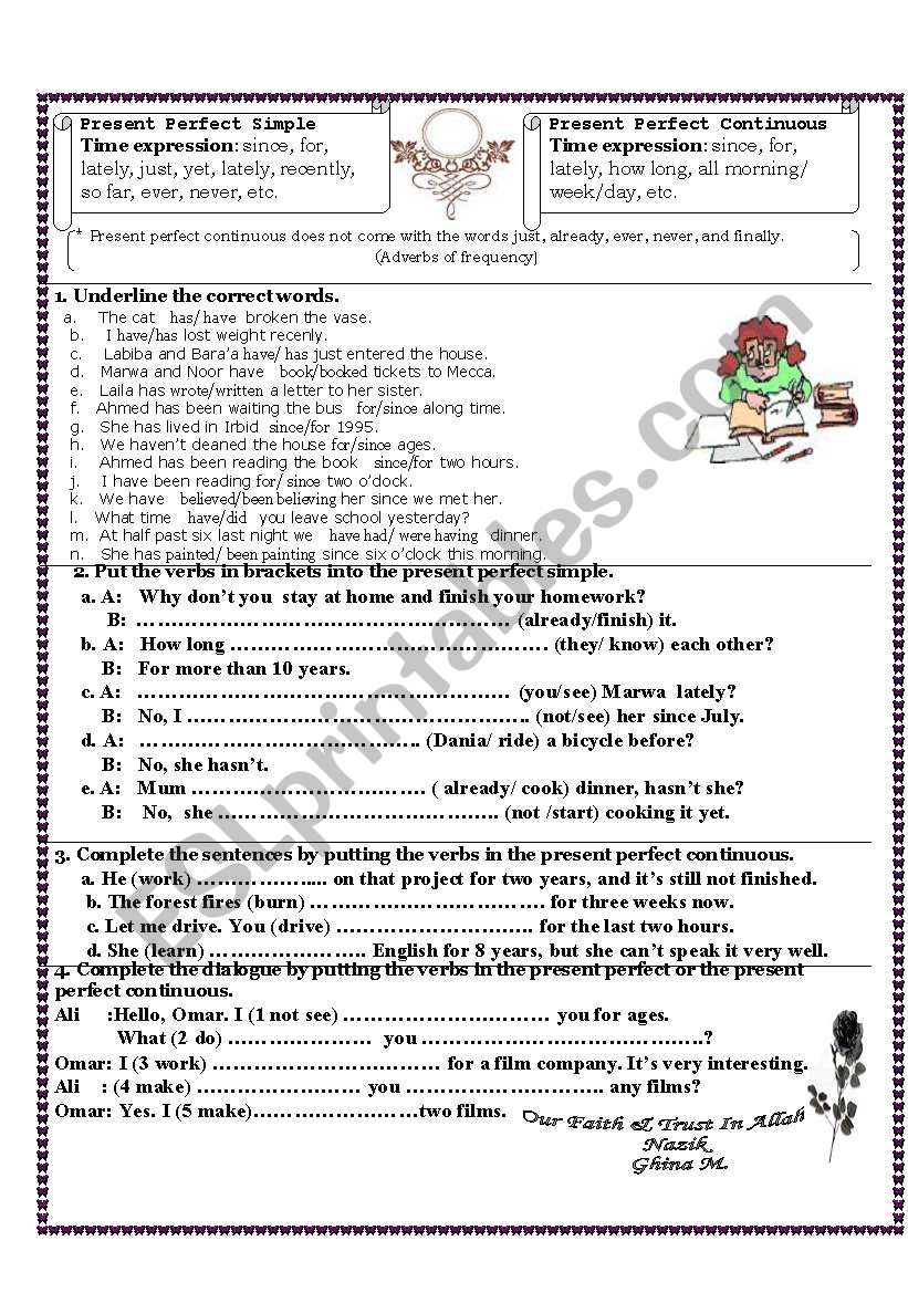 perfect simple worksheet