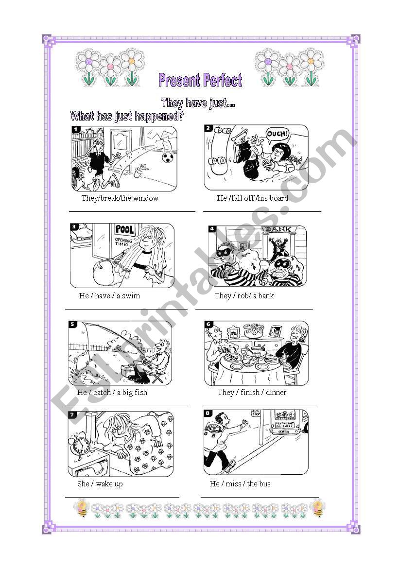 Present Perfect worksheet