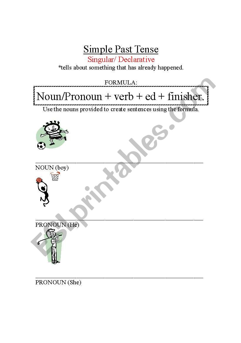 Simple Past Tense worksheet worksheet