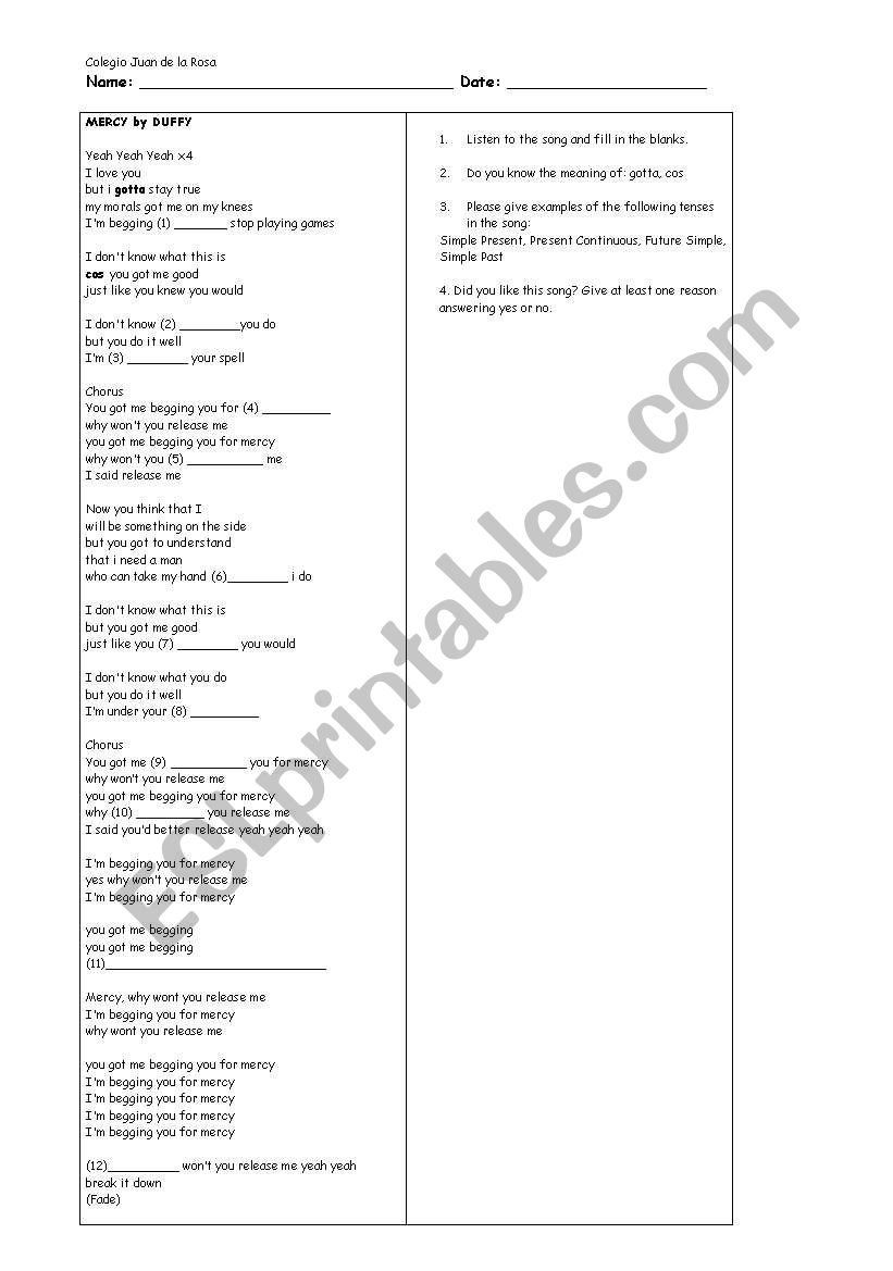 Duffy_Mercy_worksheet worksheet