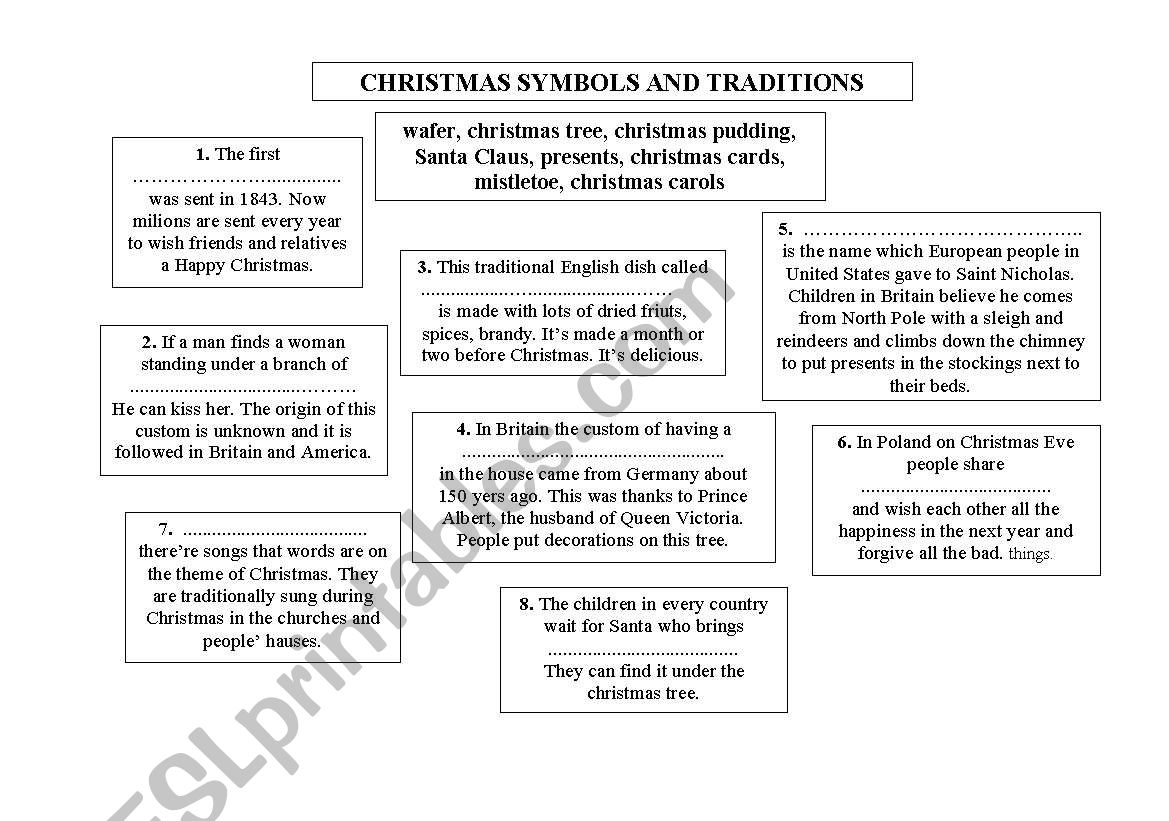 Christmas symbols and traditions