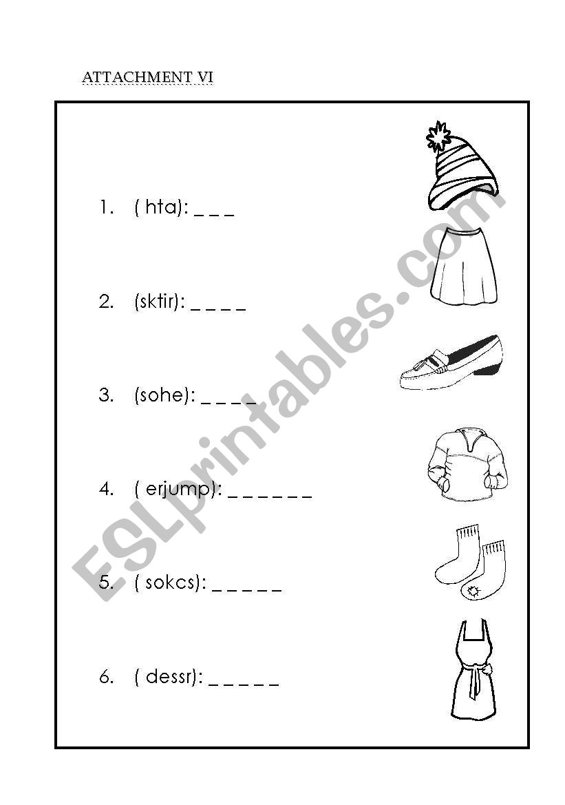 put the letters in order worksheet