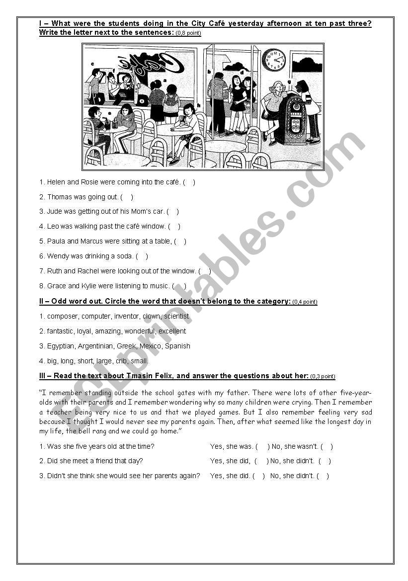 Review Exercises Vocabulary Part II