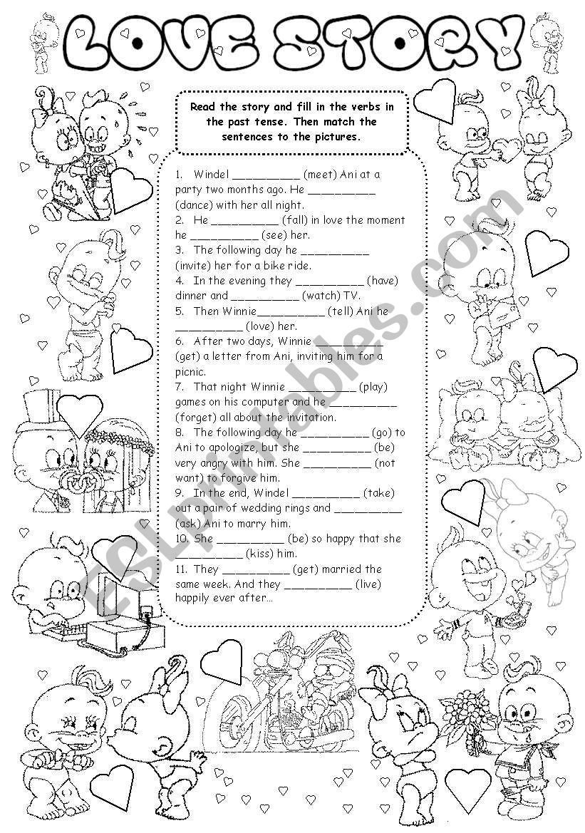 Love story worksheet