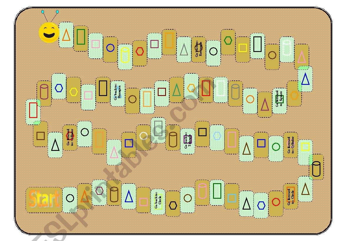 Shape Worm worksheet