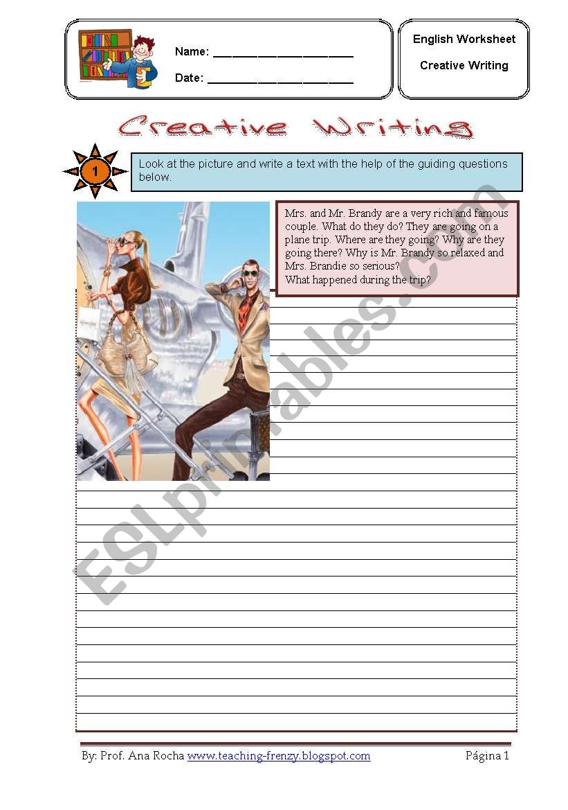 creative writing 4 worksheet