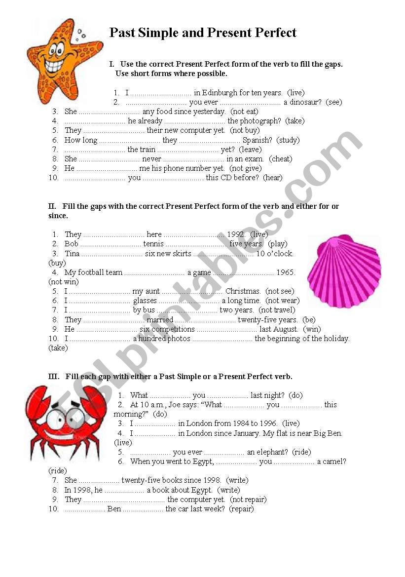 present perfect versus past simple