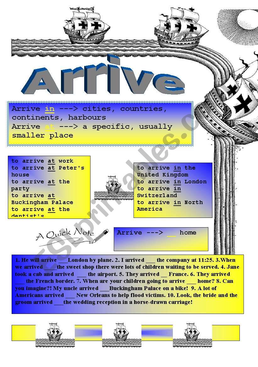 Arrive IN?! Arrive AT?! Let us crack the problem forever! 