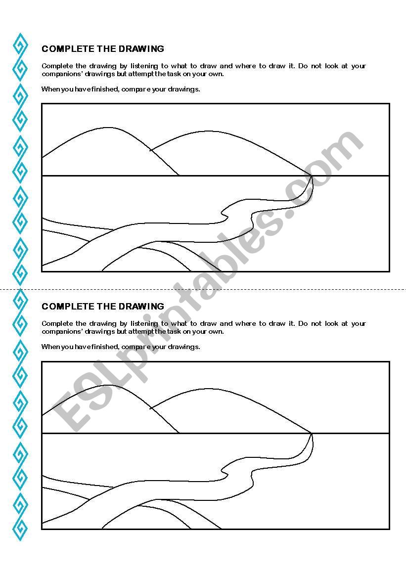 Directions worksheet