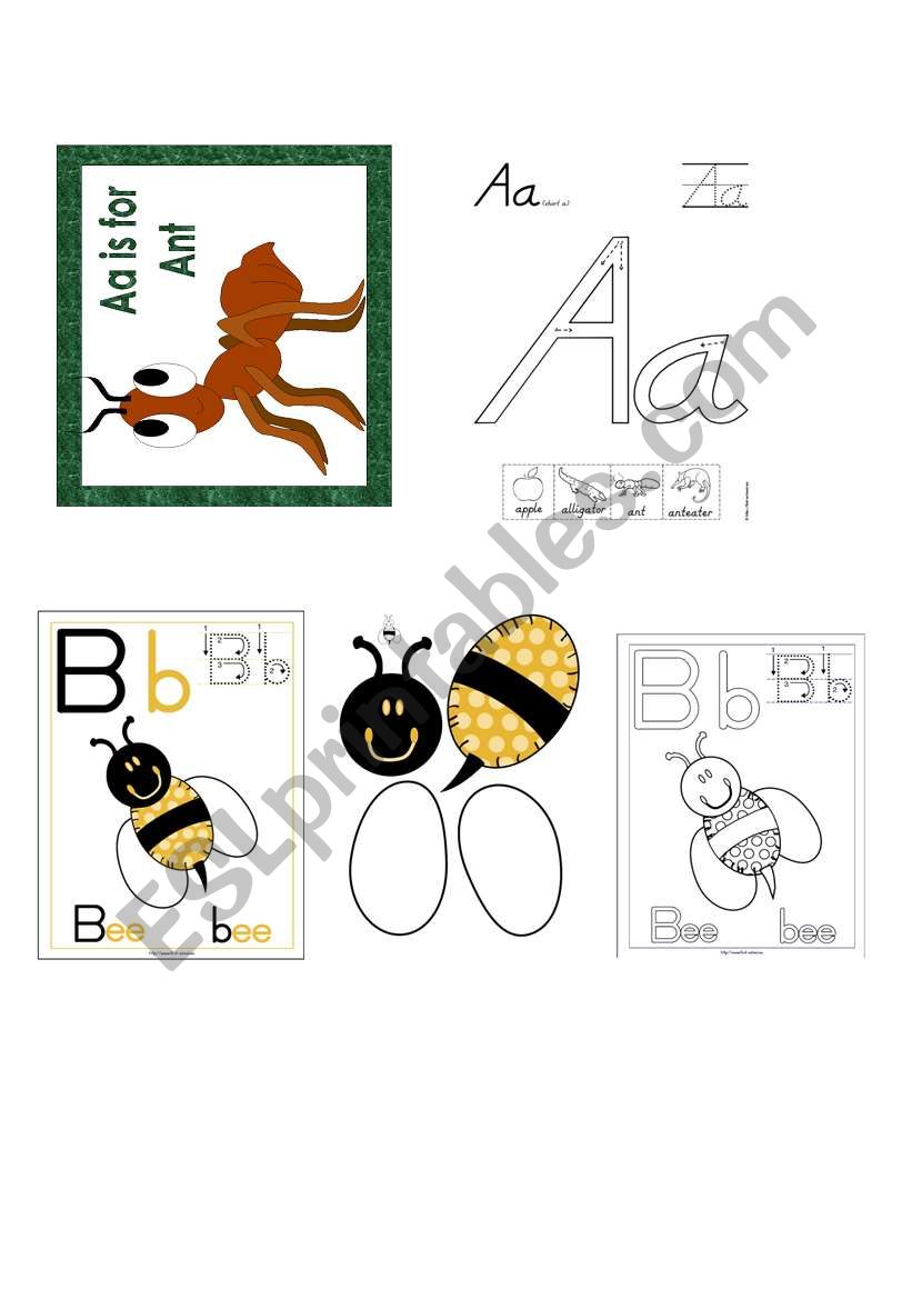 alphabet flash cards worksheet