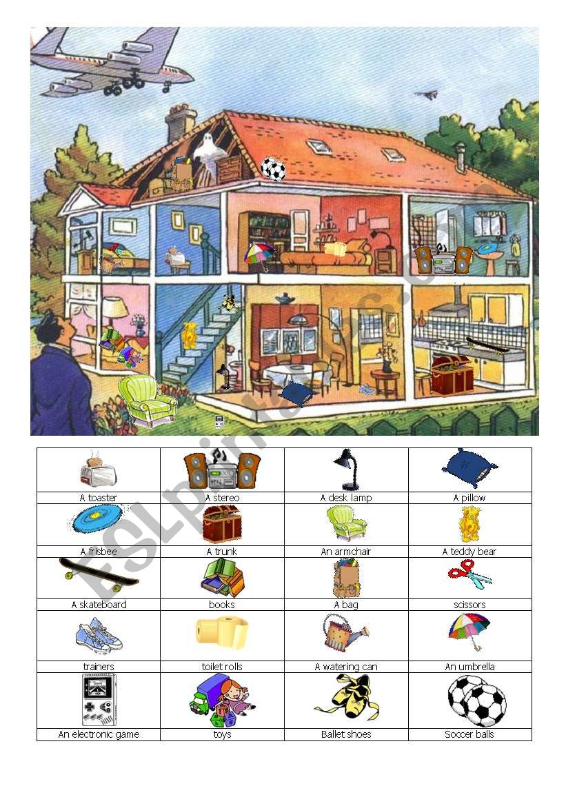 What a mess ! worksheet