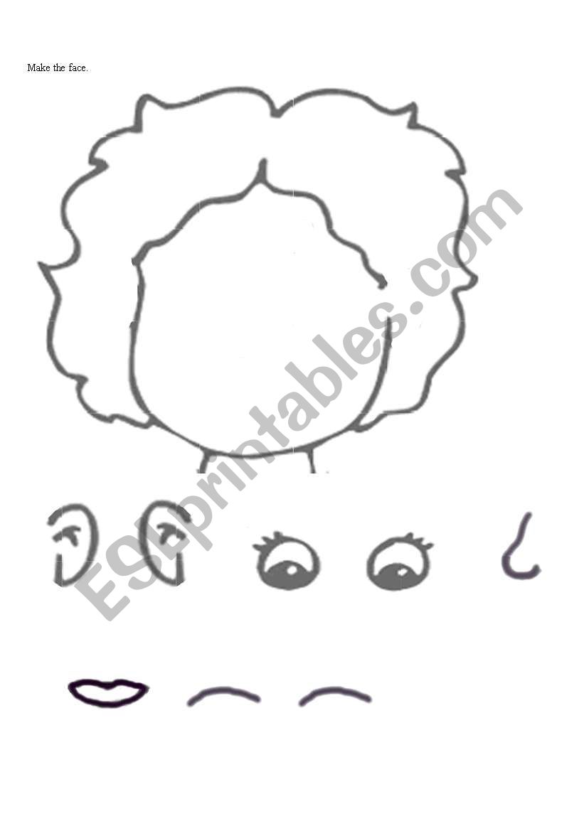 face worksheet