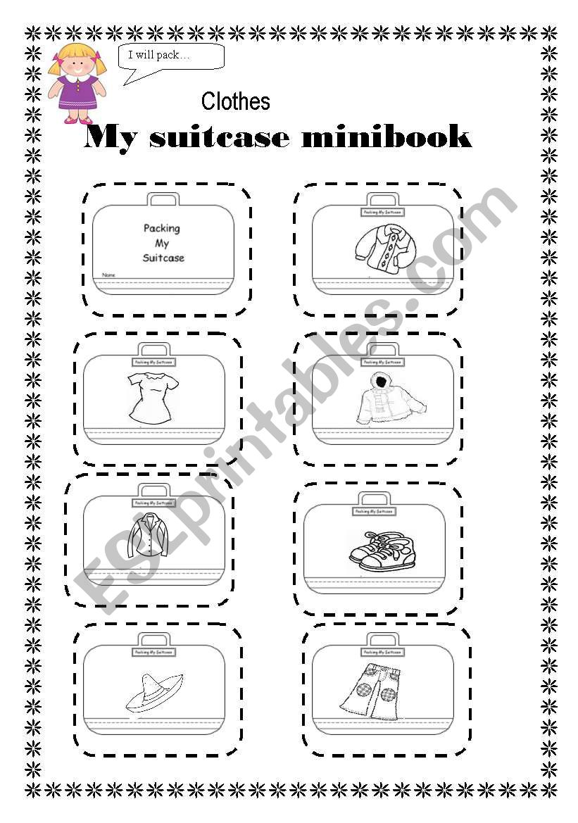 My suitcase minibook  part 2 worksheet