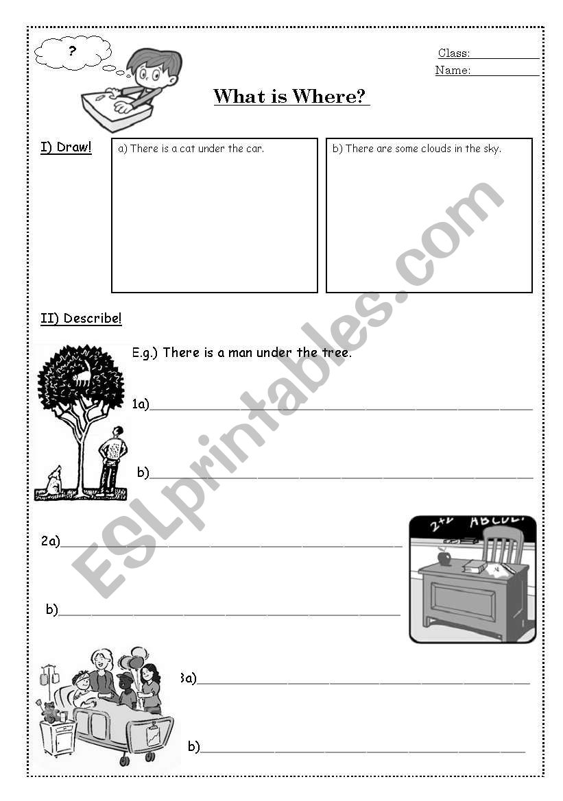 What is Where? worksheet