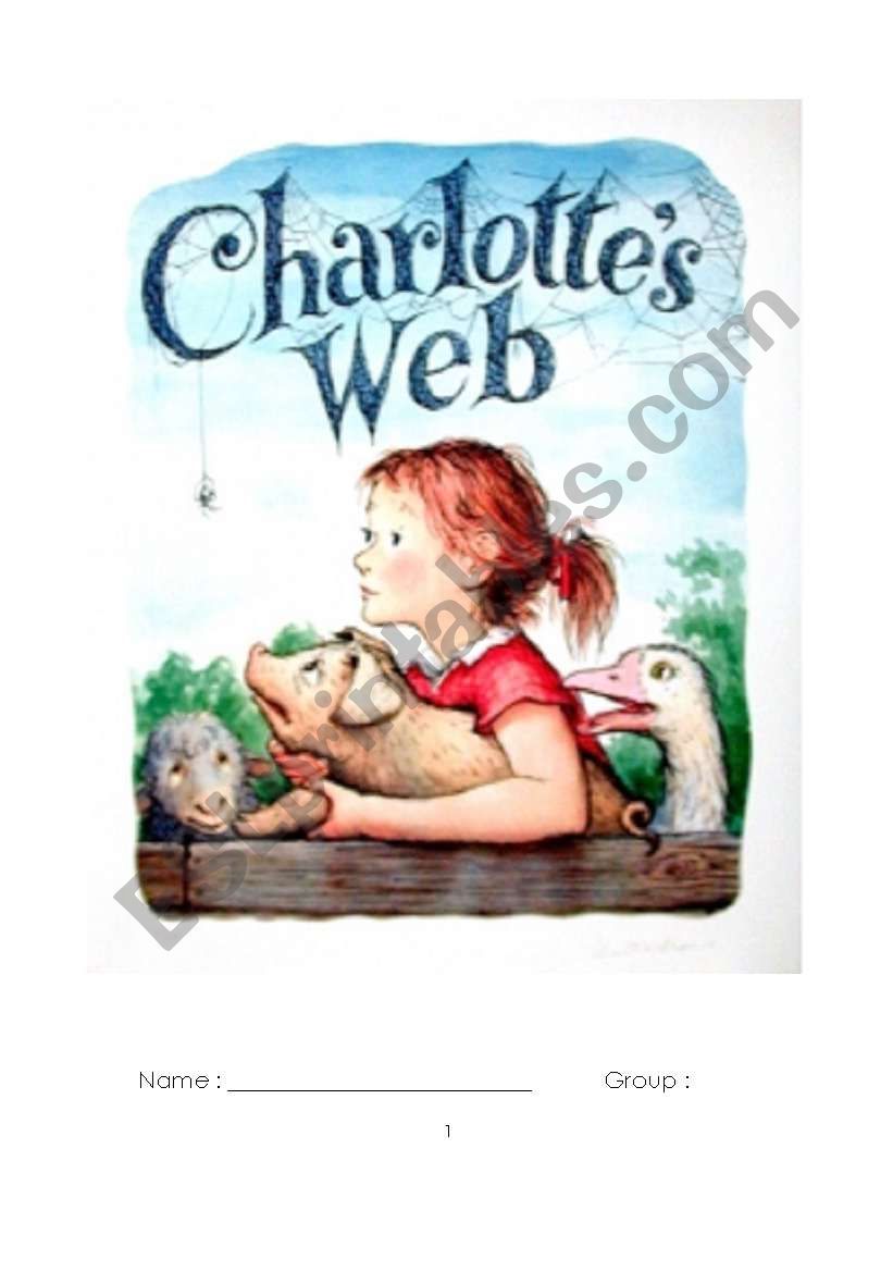 Charlottes Web activity booklets