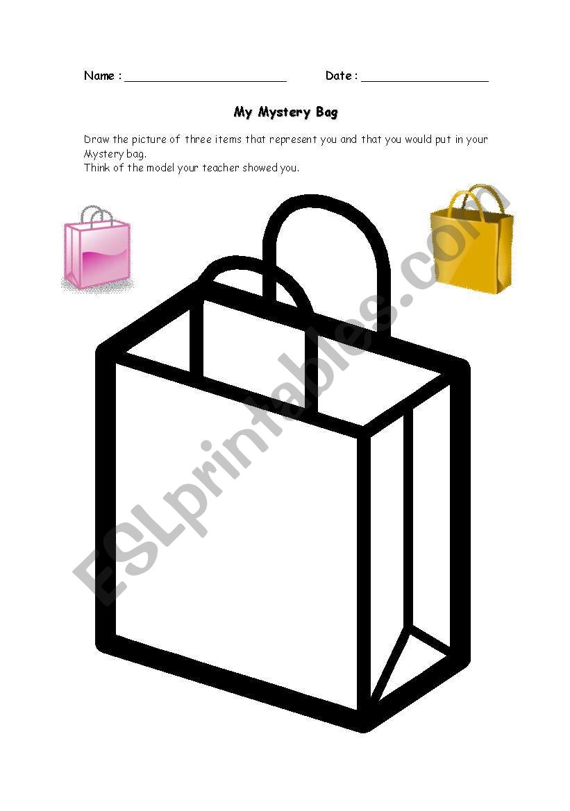 My mystery bag - An ice-breaker activity