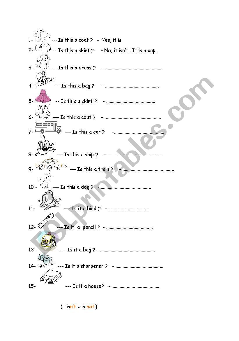 is this a .. ? worksheet