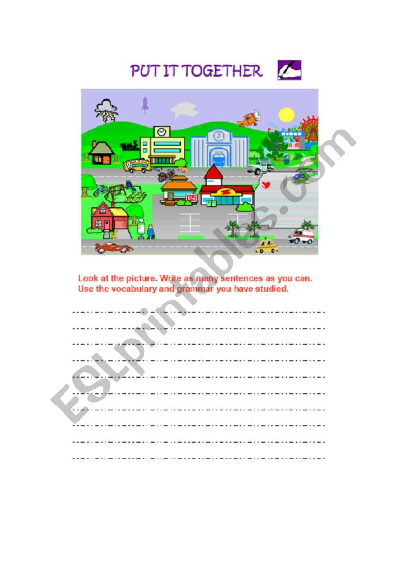 PUT IT TOGETHER worksheet