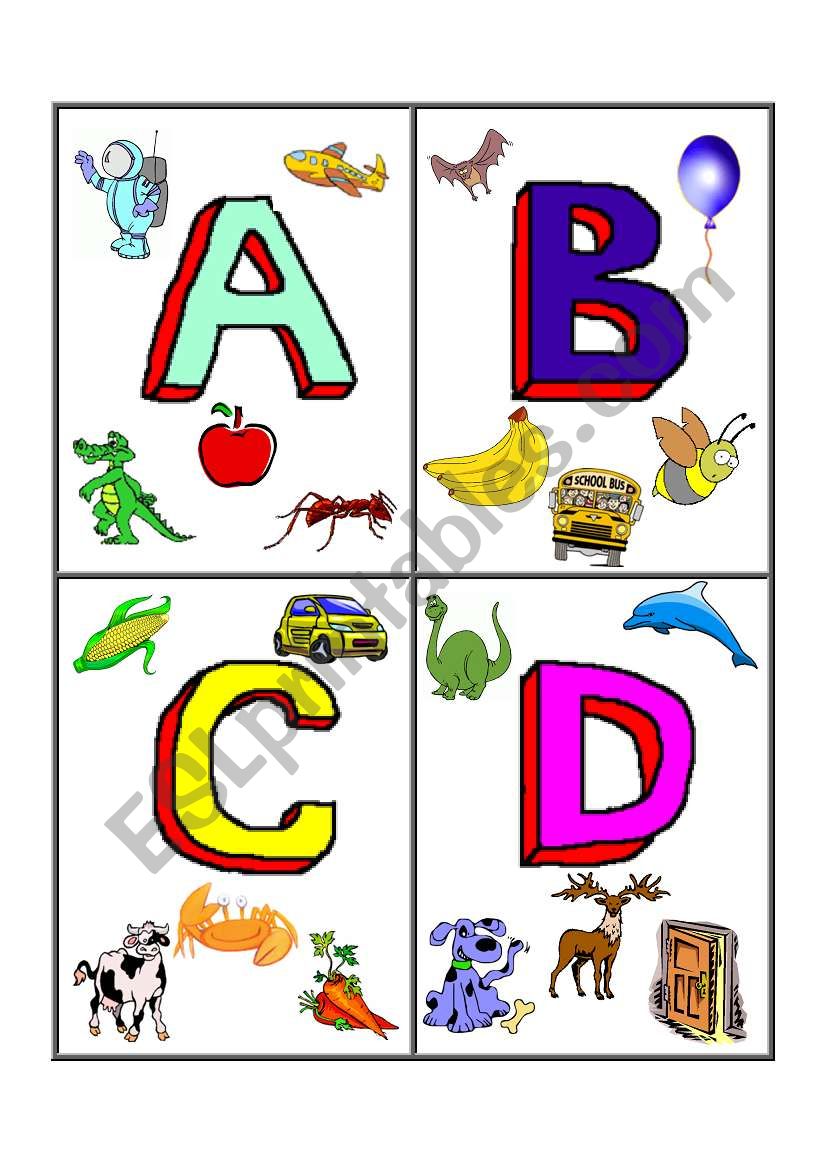 alphabet worksheet