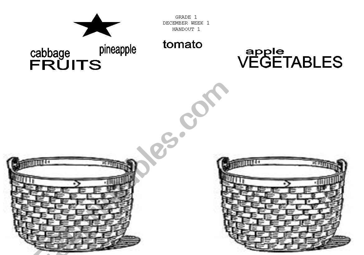 food 2 worksheet